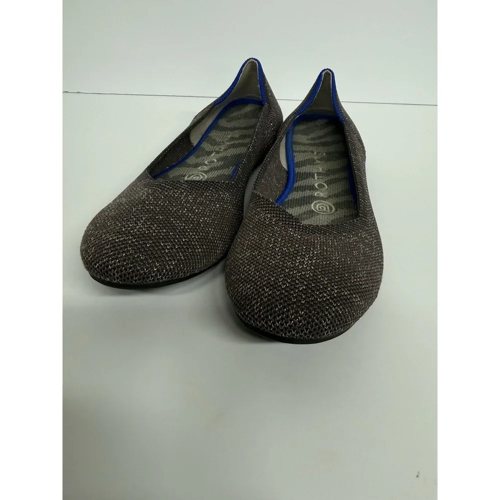 RETIRED Rothy's flats‎ in twilight metallic Size 7 Ballet Flats